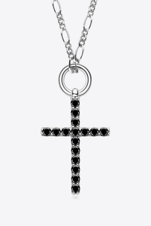 Get Praised Cross Pendant Moissanite Necklace - MXSTUDIO.COM