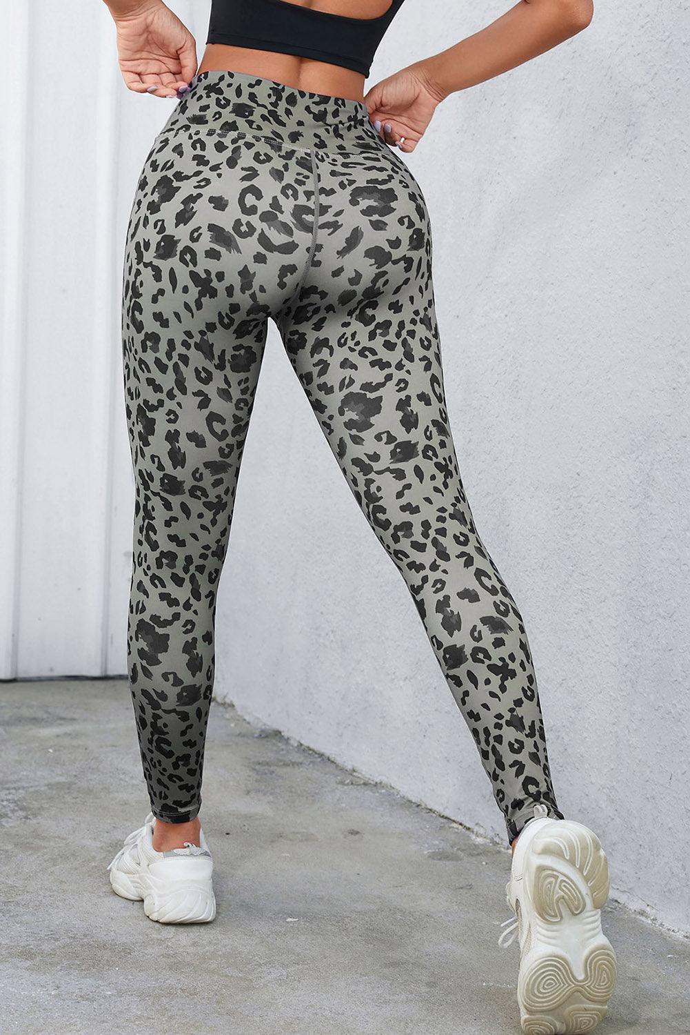 Get Wild High Waist Leopard Print Leggings - MXSTUDIO.COM