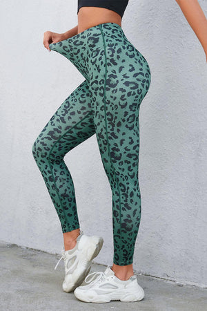 Get Wild High Waist Leopard Print Leggings - MXSTUDIO.COM