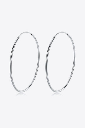 Gladden 925 Sterling Silver Hoop Earrings - MXSTUDIO.COM