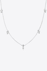 Glamorized Zircon 925 Sterling Silver Necklace - MXSTUDIO.COM