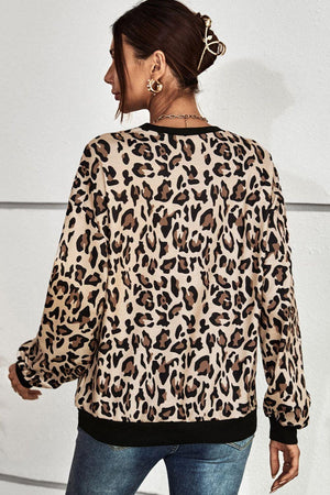 Go the Extra Mile Leopard Sweatshirt - MXSTUDIO.COM