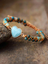 Good-Natured Heart Shape Bead Bracelet-MXSTUDIO.COM