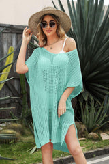 Good Times Openwork Crochet Beach Cover-Up Dress - MXSTUDIO.COM