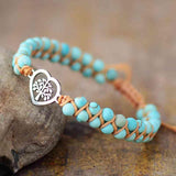 Graceful Smile Turquoise Beaded Bracelet-MXSTUDIO.COM