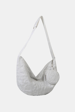 Graceful Textured Medium Shoulder Bag - MXSTUDIO.COM