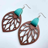 Gratifying Moment Leaf Drop Earrings-MXSTUDIO.COM