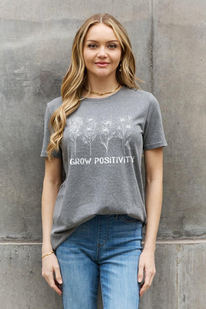 Grow Positivity and Stay Positive T Shirt - MXSTUDIO.COM