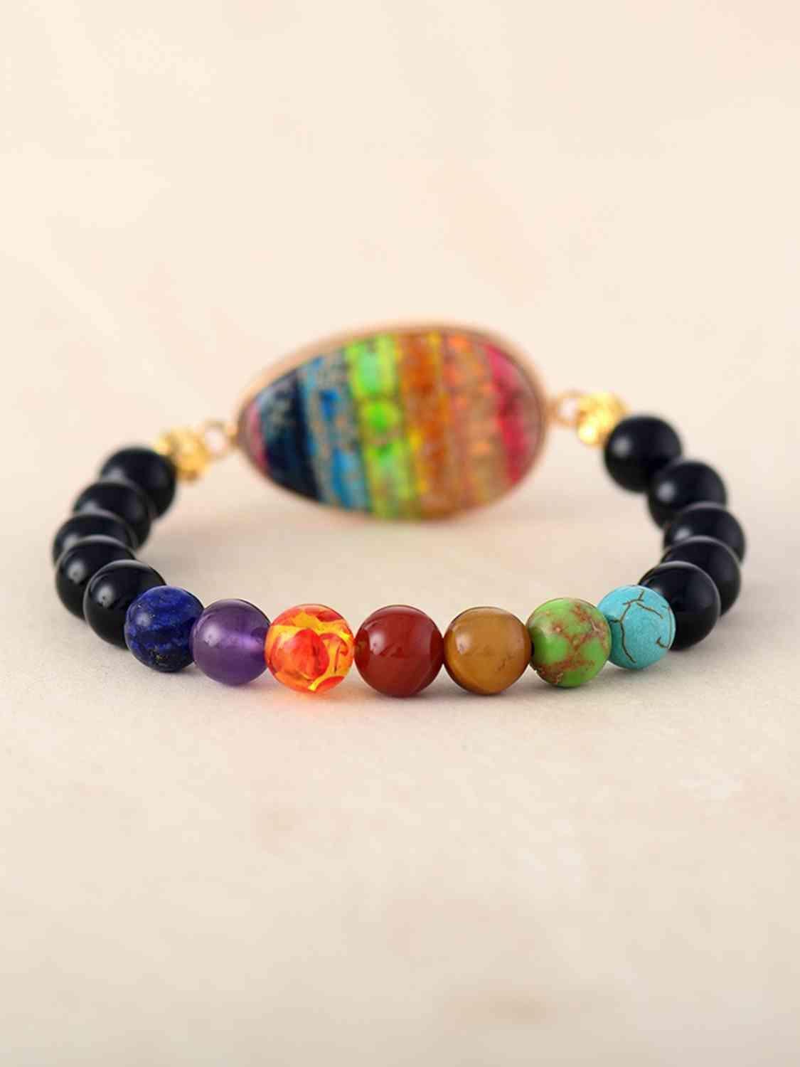 Harmonious Blend Geometrical Shape Bead Bracelet-MXSTUDIO.COM