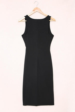 Head Turner Crisscross Cutout Midi Dress - MXSTUDIO.COM