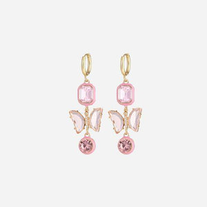 Heart And Butterfly Shape 3-Piece Earrings Set-MXSTUDIO.COM