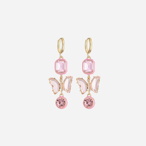 Heart And Butterfly Shape 3-Piece Earrings Set-MXSTUDIO.COM