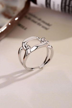 Heartening Open 925 Sterling Silver Ring-MXSTUDIO.COM