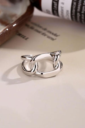 Heartening Open 925 Sterling Silver Ring-MXSTUDIO.COM