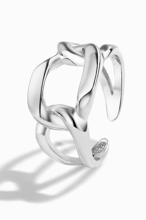 Heartening Open 925 Sterling Silver Ring-MXSTUDIO.COM