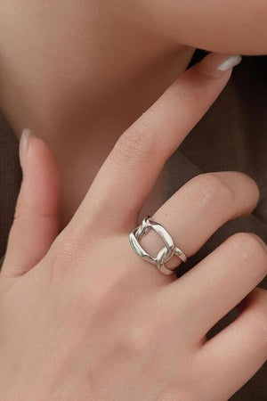 Heartening Open 925 Sterling Silver Ring-MXSTUDIO.COM