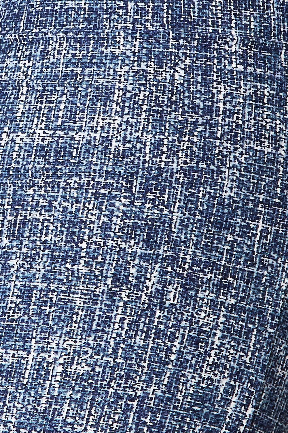 a close up of a blue and white shirt