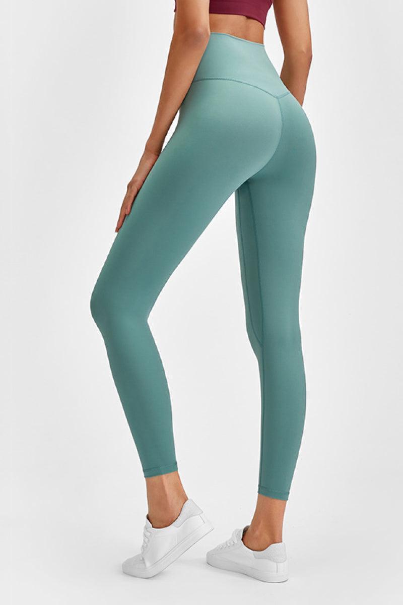 Hidden Elastic Waistband Leggings - MXSTUDIO.COM