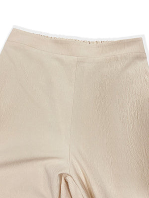 a close up of a pair of beige pants