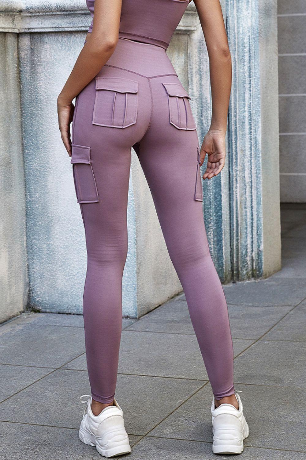 High-Rise Pockets Leggings-MXSTUDIO.COM