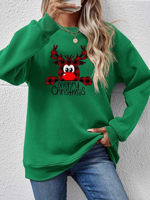 Holiday Delight Merry Christmas Sweatshirt-MXSTUDIO.COM