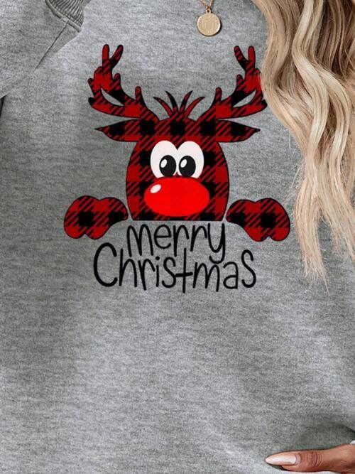 Holiday Delight Merry Christmas Sweatshirt-MXSTUDIO.COM