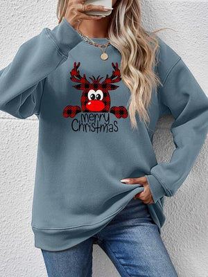 Holiday Delight Merry Christmas Sweatshirt-MXSTUDIO.COM