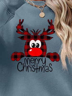 Holiday Delight Merry Christmas Sweatshirt-MXSTUDIO.COM