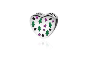 Holiday Vibe One Piece Heart Bead Charm-MXSTUDIO.COM