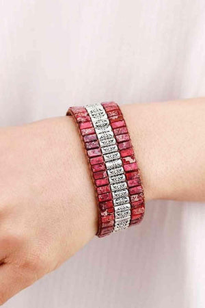 Ideal Accord Triple Layer Natural Stone Bracelet-MXSTUDIO.COM