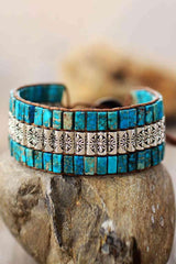 Ideal Accord Triple Layer Natural Stone Bracelet-MXSTUDIO.COM