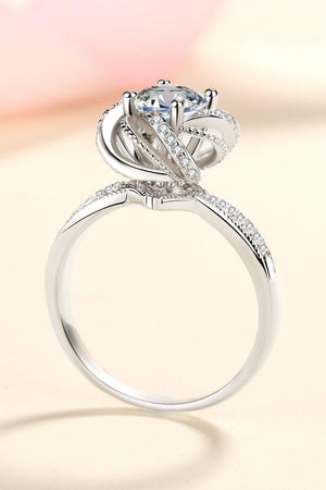 Ideal Life Sterling Silver 1 Carat Moissanite Ring - MXSTUDIO.COM