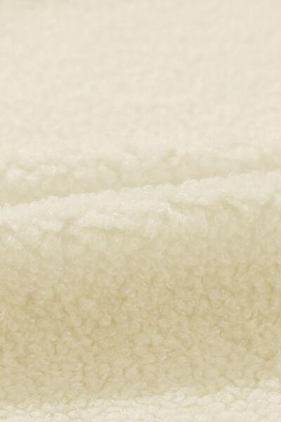 Impeccably Soft Zip Up Cream Fleece Jacket-MXSTUDIO.COM