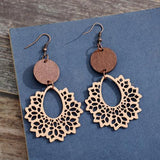 Improving Style Cutout Geometric Dangle Earrings-MXSTUDIO.COM