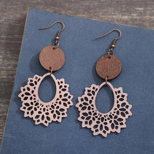 Improving Style Cutout Geometric Dangle Earrings-MXSTUDIO.COM