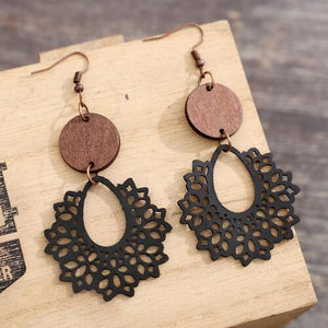 Improving Style Cutout Geometric Dangle Earrings-MXSTUDIO.COM