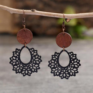 Improving Style Cutout Geometric Dangle Earrings-MXSTUDIO.COM