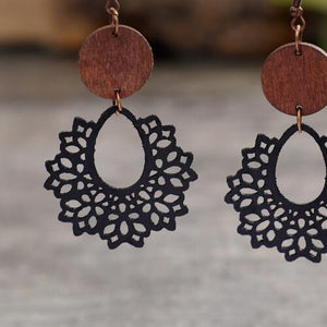 Improving Style Cutout Geometric Dangle Earrings-MXSTUDIO.COM