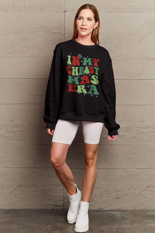 In My Christmas Era Plus Size Graphic Sweatshirt-MXSTUDIO.COM