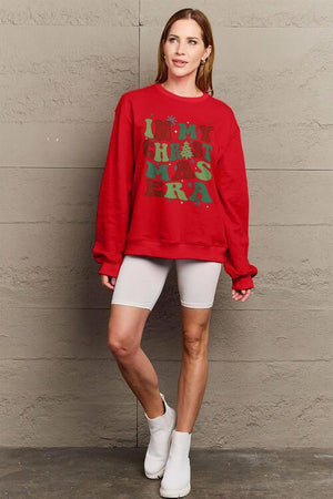 In My Christmas Era Plus Size Graphic Sweatshirt-MXSTUDIO.COM