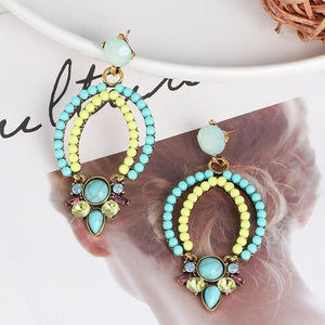 Incredible Alloy Geometric Dangle Earrings-MXSTUDIO.COM