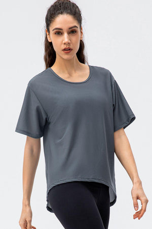 Incredibly Comfy Crew Neck Short Sleeve Active Tee - MXSTUDIO.COM