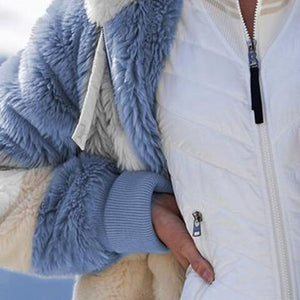 Incredibly Soft Zip-Up Faux Fur Hooded Jacket-MXSTUDIO.COM