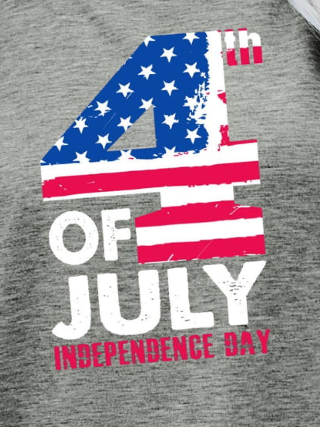 Independence Day US Flag 4th of July T Shirt - MXSTUDIO.COM