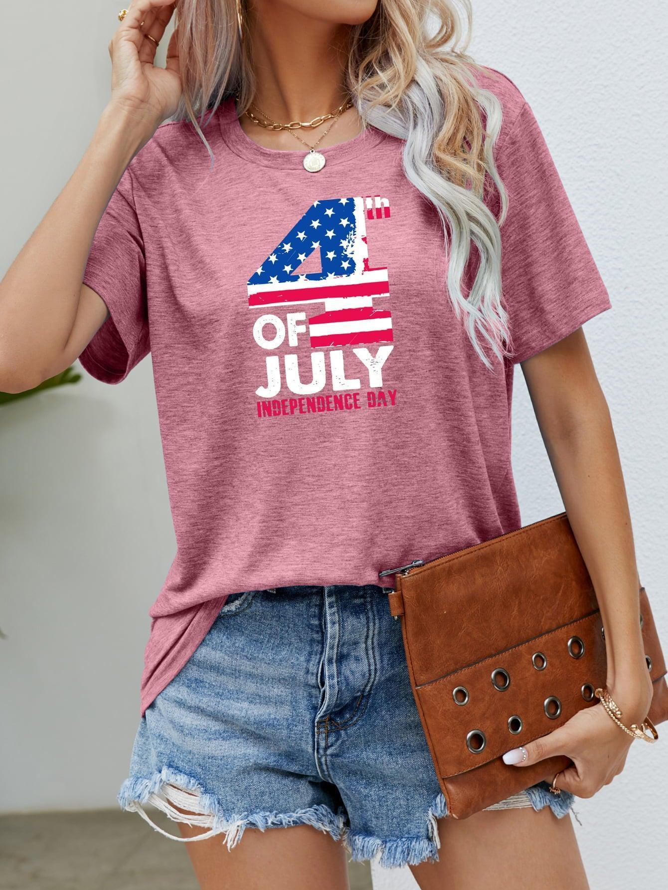 Independence Day US Flag 4th of July T Shirt - MXSTUDIO.COM