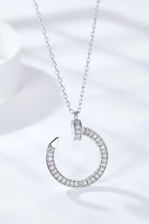 Ineradicable 1 Carat Moissanite Necklace Womens - MXSTUDIO.COM