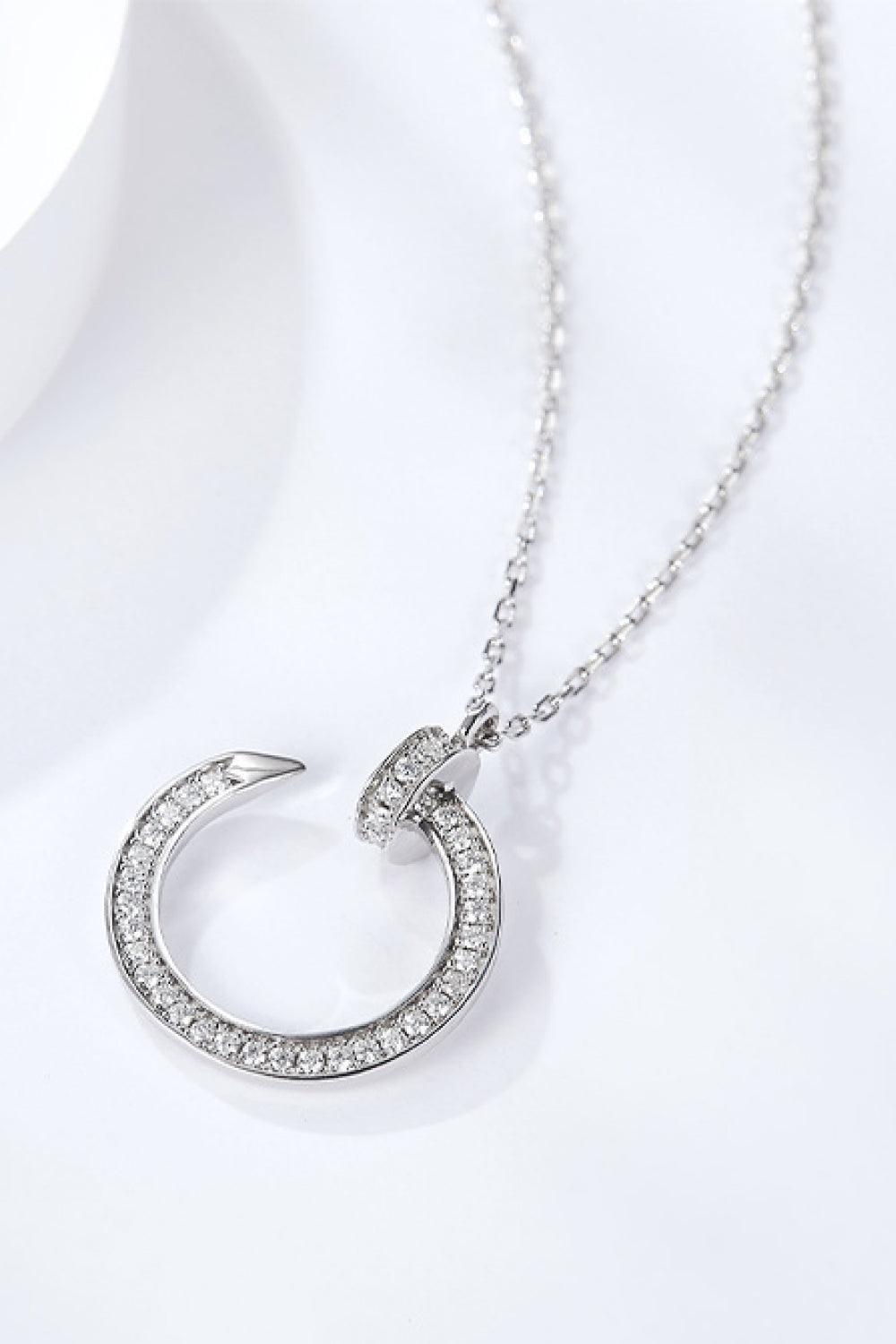 Ineradicable 1 Carat Moissanite Necklace Womens - MXSTUDIO.COM