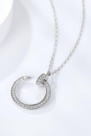 Ineradicable 1 Carat Moissanite Necklace Womens - MXSTUDIO.COM