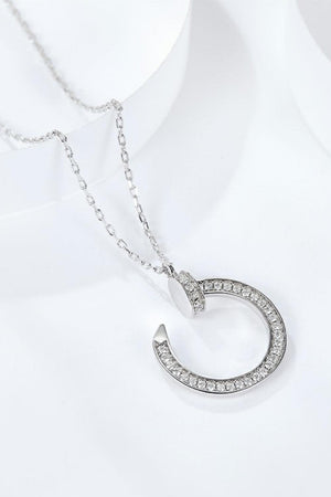 Ineradicable 1 Carat Moissanite Necklace Womens - MXSTUDIO.COM