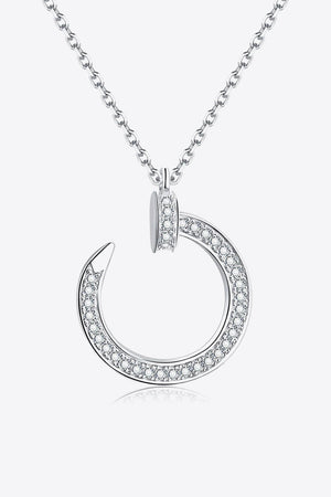 Ineradicable 1 Carat Moissanite Necklace Womens - MXSTUDIO.COM